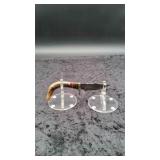 Damascus 3" Rat Tail Skinner Mini in Leather Sheat