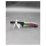 Carbon Steel 4" Bull Cutters in Leather Sheath