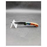 Carbon Steel 5" Tracker Knife in Leather Sheath