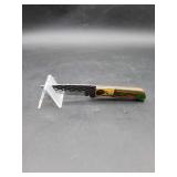 Carbon Steel 4.5" Tracker Knife in Leather Sheath