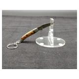 Damascus 2" Folder Keychain