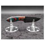 Carbon steel 4" Skinner Knife in sheath