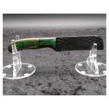 Carbon Still 4" Bull Cutters in Leather Sheath