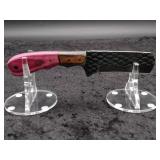 Carbon Steel 4" Bull Cutters in Leather Sheath