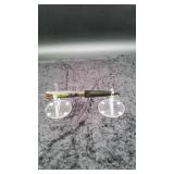 Damascas 4" Dagger in leather Sheath