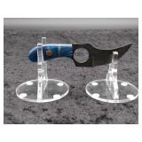 Carbon Steel 3" Ring Knife in Leather Sheath