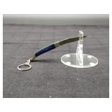 Damascus 2.5" Folder Keychain