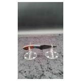 Carbon Steel 4" Knife In leather Sheath