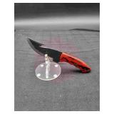 Carbon Steel 4" Gut Hook Knife and Sheath