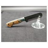 Carbon Steel 4" Bull Cutters In Leather Sheath