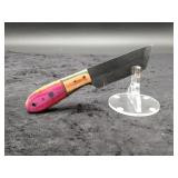 Cardon Steel 4" Tanto in leather Sheath