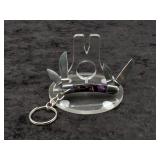 Steel Mini Multi Blade Keychain pocket knife