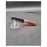 Carbon Steel 4" Bull Cutters in Leather Sheath