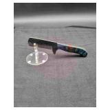 Carbon Steel 4" Bull Cutters in Leather Sheath