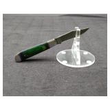 Damascus Small Folder in Leather Case