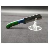 Carbon Steel 4" Bull Cutters in leather Sheath