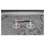 Damascus 3.25" Trapper in Leather Case