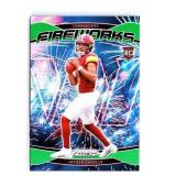 Jayden Daniels Fireworks Green Wave Prizm