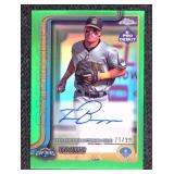 Travis Bazzana Green Refractor Auto /99