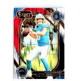 Justin Herbert Black & Red Prizm Shock