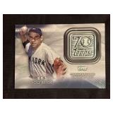 Yogi Berra Topps Logo Patch Blue