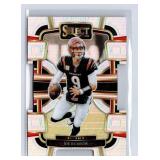 Joe Burrow Silver Prizms Die Cuts