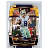 Tony Romo Black and Gold Prizm Die Cut