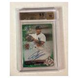 Gleyber Torres Chrome Autographs Green BGS 9.5 /99
