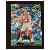 Bo Nix Fireworks Green Wave Prizm
