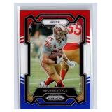 George Kittle Red White and Blue