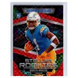 Quentin Johnston Stellar Rookies Red Plaid