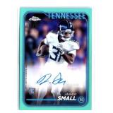 Jabari Small Rookie Autographs Aqua Refractor /19