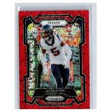 Jalen Pitre Red Sparkle : Running bases, portrait