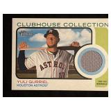 Yuli Gurriel Clubhouse Collection Relics High Numb