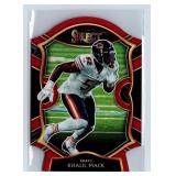 Khalil Mack Red Prizm Die Cut