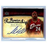 Donyell Marshall Penmanship Autographs #/50