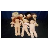 Seven Cabbage Patch Dolls