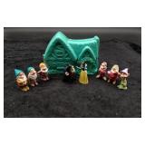 Snow White, Witch & 6 Dwarfs & Witches House