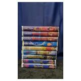 9 Disney Classic VHS Tapes