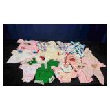 Large Box of Baby Doll Clothes