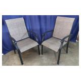Two Outdoor Lawn Chairs