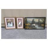 Three Framed Pictures