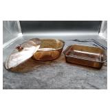 Amber Glass Bakeware