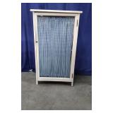 Wood Glassdoor Cabinet with Four Shelves