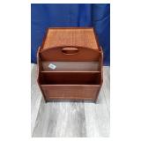 Magazine Rack With Side Lift Top / Makes Table.