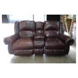 Leather Loveseat