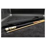 Unmarked Pool Stick with Case