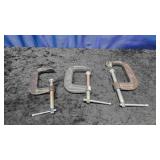 3 "C" Clamps