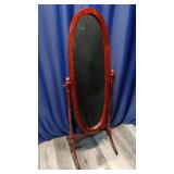 Standup Oval Floor Mirror.