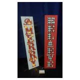 Two Christmas Signs